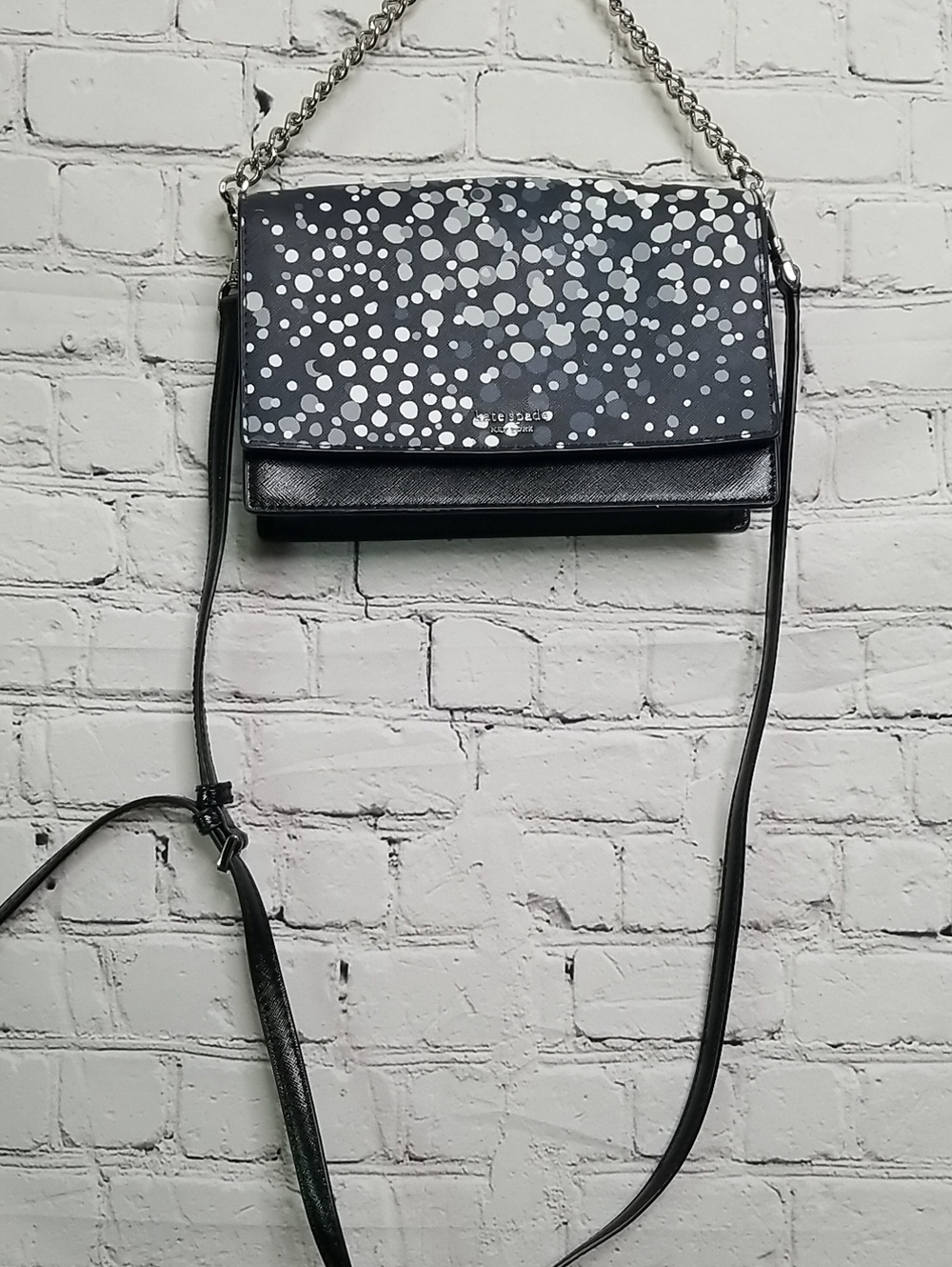 kate spade crossbody handbag vintage removable adjustable strap EUC